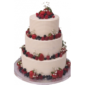 Red fruits - Wedding cake,...
