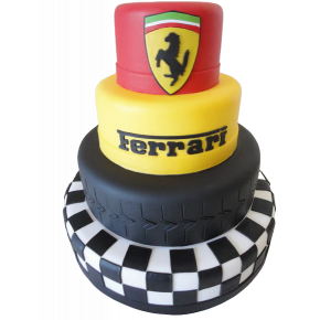Gateau d'anniversaire Ferrari