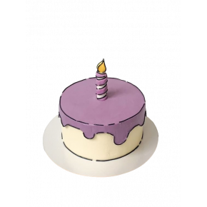 Birthday Cake Cartoon Cake...