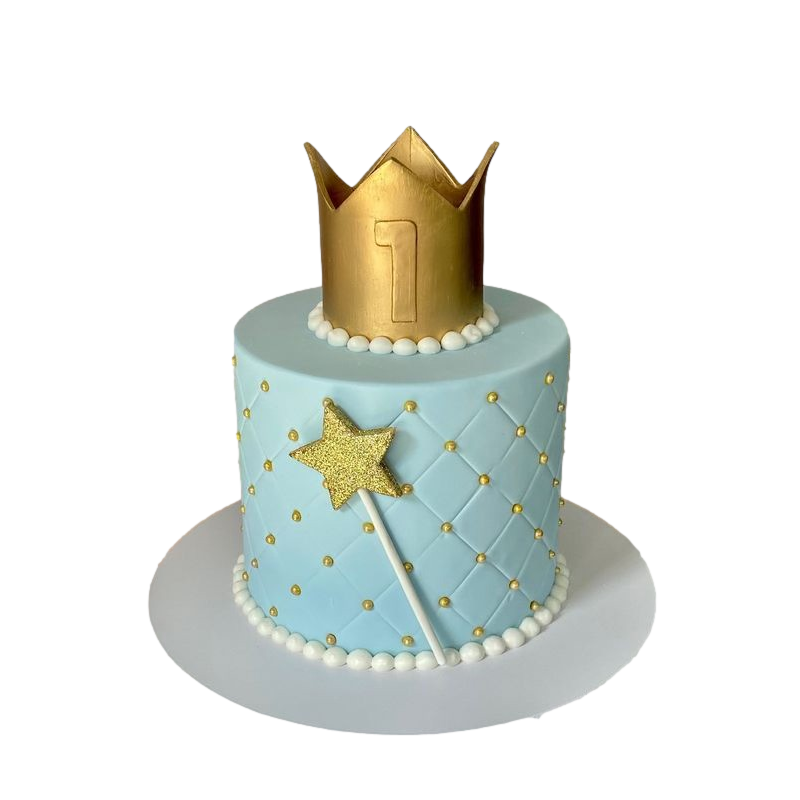 Bougie Anniversaire 30, Bougie Anniversaire Bleu Avec Couronne