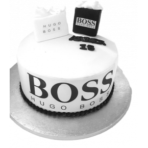 Hugo Boss birthday cake