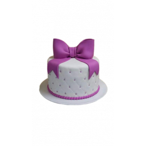 Birthday cake pearls bow...