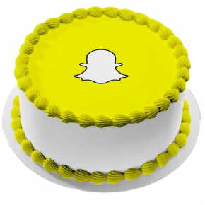 Gâteau d'Anniversaire Snapchat