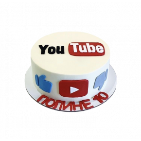 Gâteau d'anniversaire Youtube