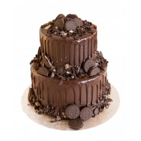 Oreo chocolate birthday cake