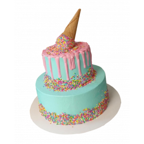 Birthday cake drip cake...