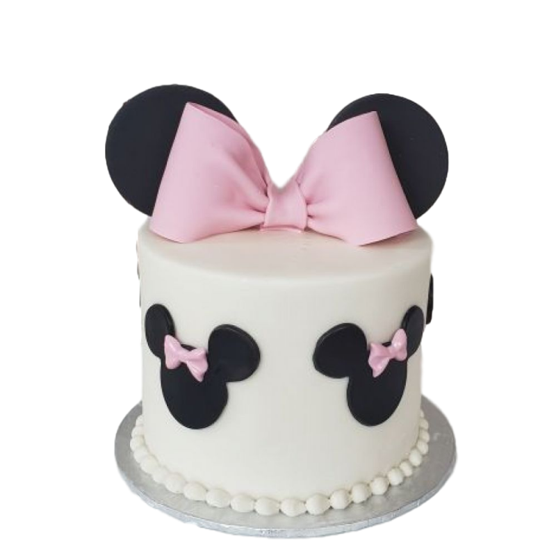 Adorable gâteau d'anniversaire personnalisé Minnie livré chez vous