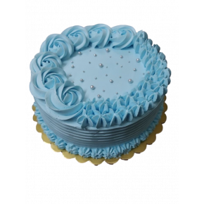 Blue layer cake birthday cake