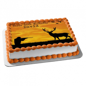 Gâteau d'anniversaire chasseur