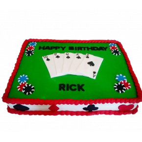 Birthday Cake Poker Card Game