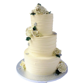 Roses blanches, Naked cake...