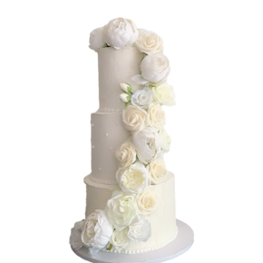 Rose stunts - wedding cake