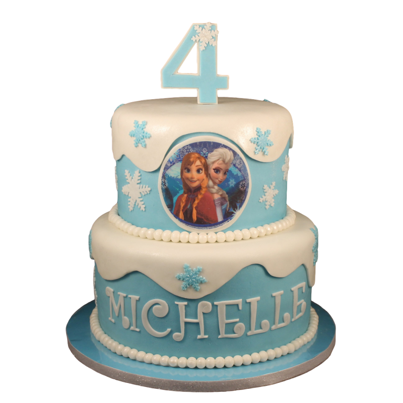 Commander votre Gâteau d’anniversaire Reine des neiges, Layer cake en ligne
