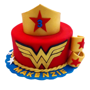 Wonder woman - birthday cake