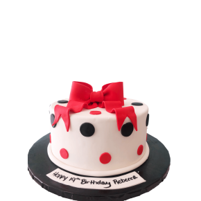 Red knot- birthday cake