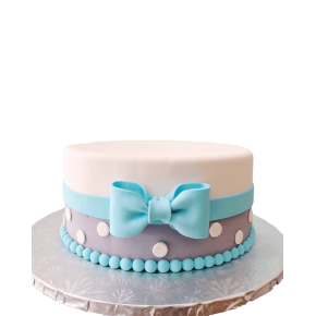 Blue knot- birthday cake