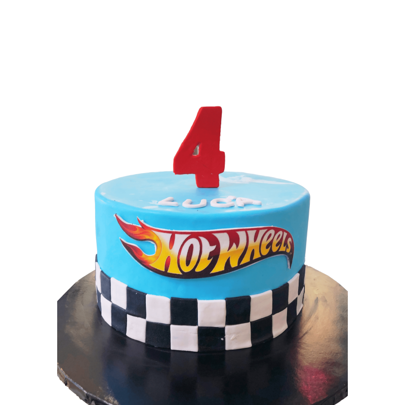 Hot Wheels Birthday Cake Topper - Letterfy