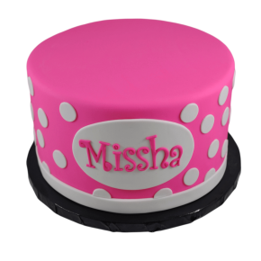 Pink fuchsia - birthday cake