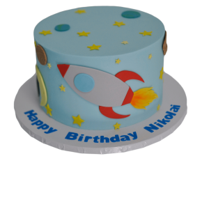 Rocket - birthday cake