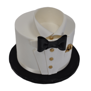 Tuxedo birthday cake