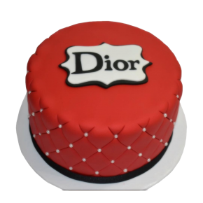 Red dior - birthday cake