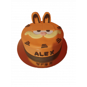Garfield, birthday cake