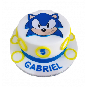 Sonic - birthday cake