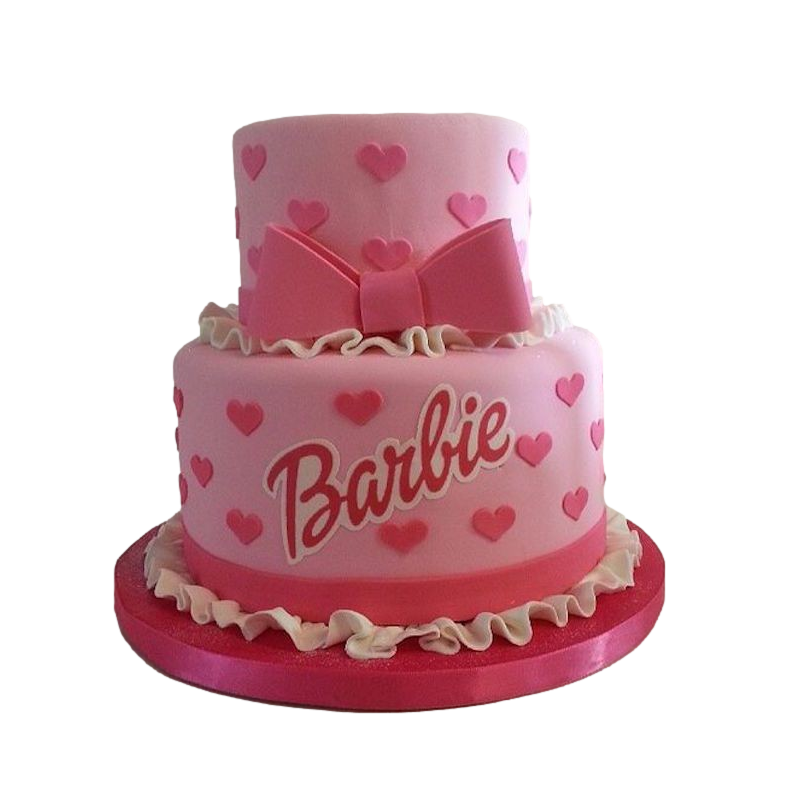 Déco gâteau barbie et anniversaire