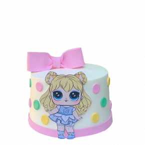 Doll lol - birthday cake
