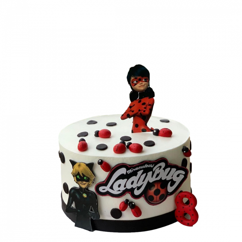 Miraculous Lady Bug Edible Image for Cake — Choco House
