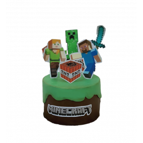 Minecraft - birthday cake