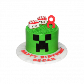 Minecraft - birthday cake