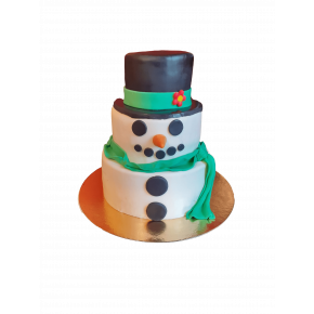 Christmas cake, snowman