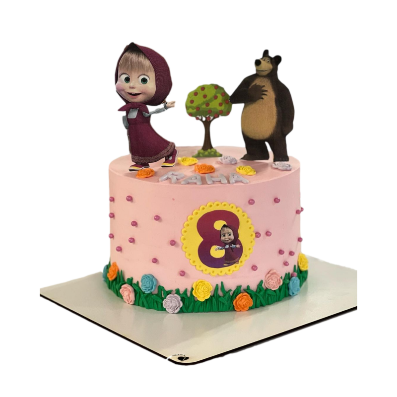 Commander votre gâteau d'anniversaire Masha et Mishka en ligne