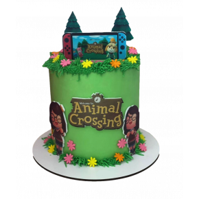 Animal birthday cake crossing