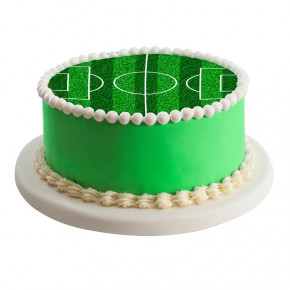 Anniversary cake football