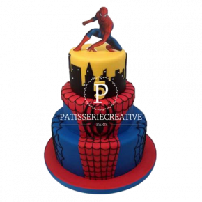 Spiderman - up, birthday cake