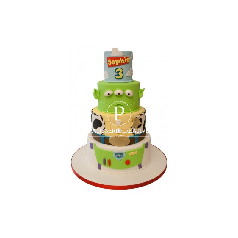 Toy story small tiered cake and coordinating cupcakes | Toy story cakes,  Toy story birthday cake, Toy story cupcakes