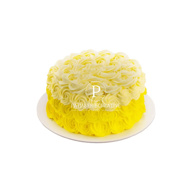 Pâte à sucre jaune - décoration pour gâteaux