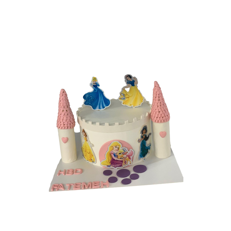 Commander votre gâteau d'anniversaire Château de Princesse Disney en ligne