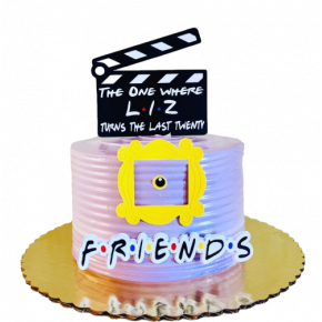 Friends Theme Birthday Cake - Hayley Cakes and Cookies Hayley Cakes and  Cookies
