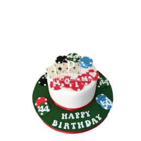 Poker - birthday cake