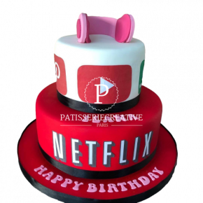 Netflix,  - Gâteau d'anniversaire, Pièce montée