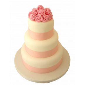 Pink- Wedding cake bouquet,...