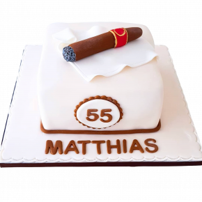 Cigare - Gâteau d'anniversaire