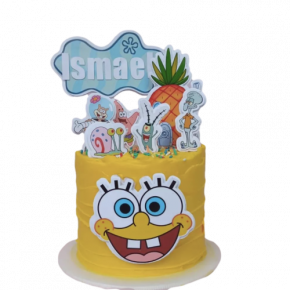 Bob sponge - birthday cake