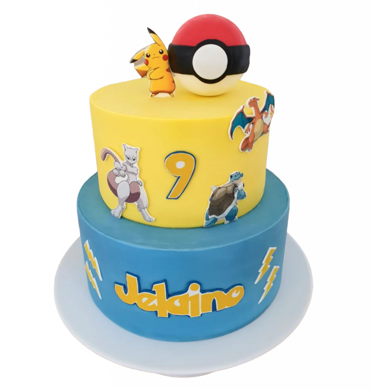 Pokémon Birthday Cake #birthdaycake #funwithfood #cakedecorating #food... |  TikTok