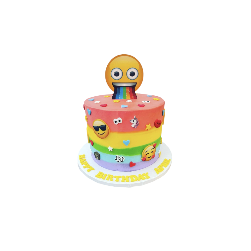 Emoji Pineapple Cake | bakehoney.com-nttc.com.vn