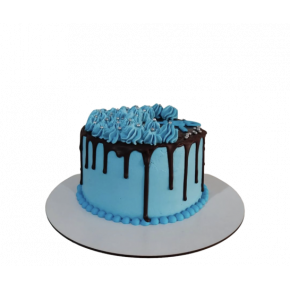 Layer cake, drip cake bleu...