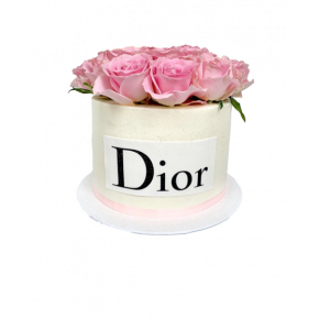 Dior, roses - birthday cake